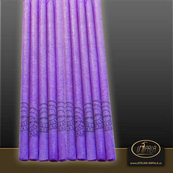 fialové čakrové tělové svíčky IMPALA - 10ks