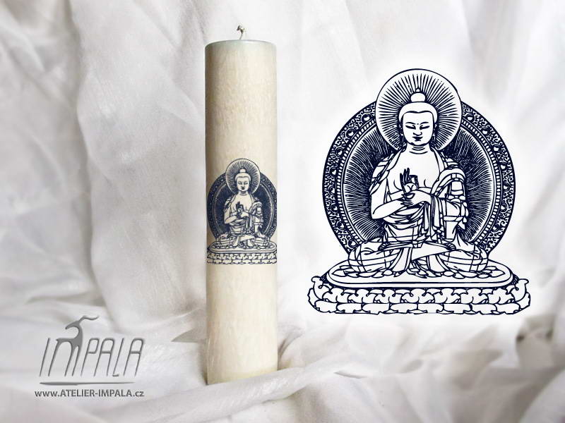 Svíčka Budha pro Vaši meditaci