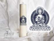 Svíčka Buddha